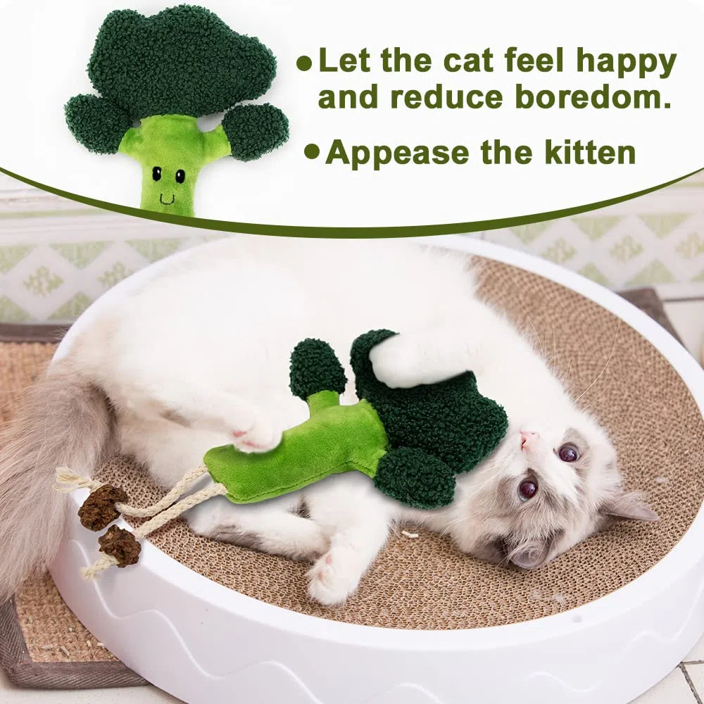 Juguete de peluche masticable para interior con hierba gatera de peluche calmante para gatitos separación, ansiedad, dentición de gato, juguete interactivo antimordeduras, juguete orgánico para