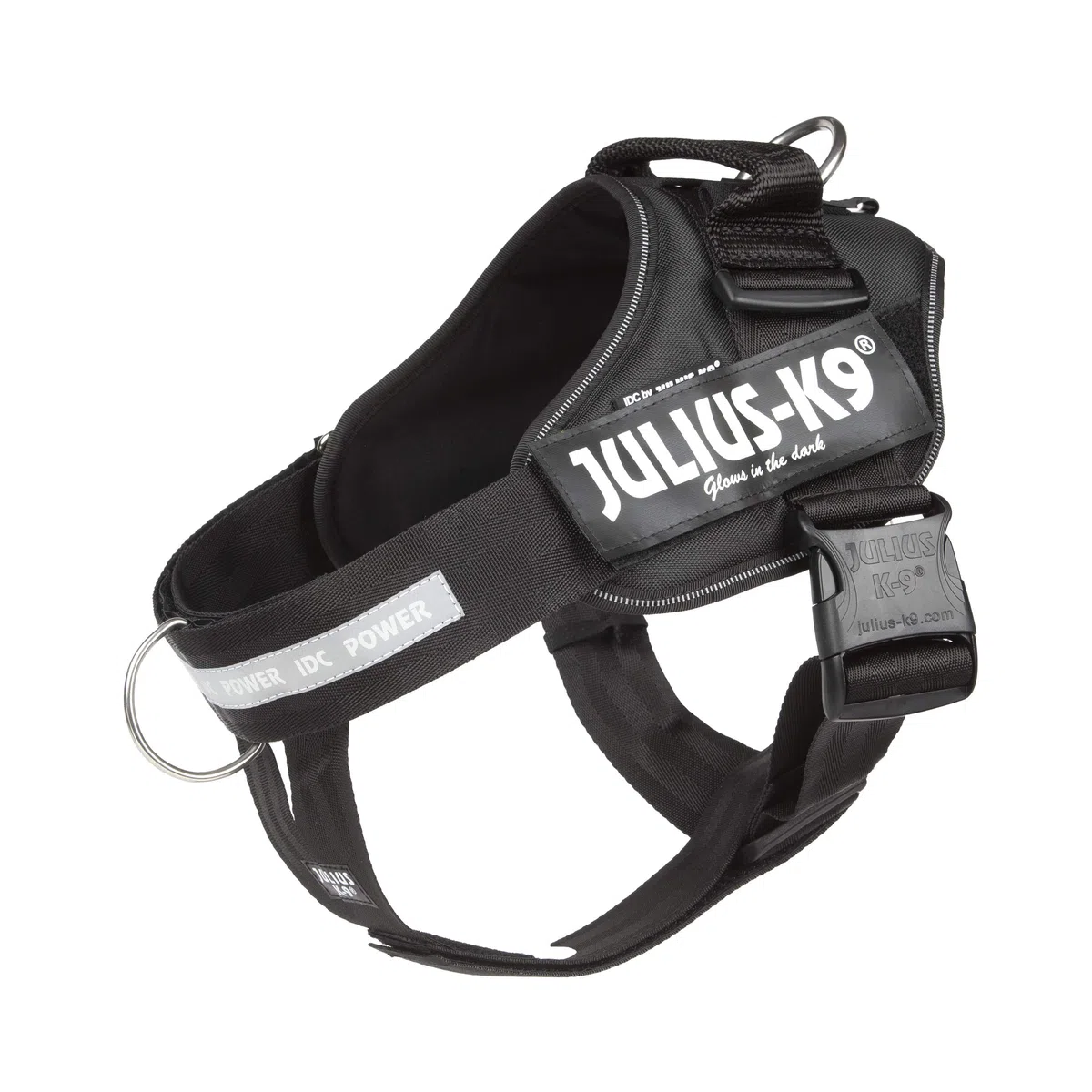 Julius-K9, Arnés de Perro IDC Powerharness con Control Frontal en Y, tamaño: 1, Negro