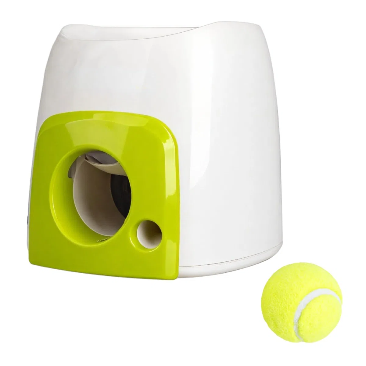 Juguete interactivo de entrenamiento para perros, máquina automática de recompensa de bolas para perros, dispensador inteligente de alimentos para mascotas con pelota de tenis, comedero