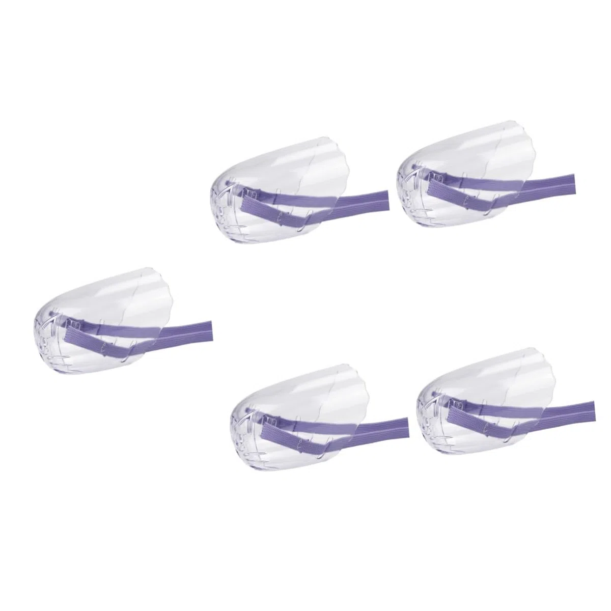 INOOMP 5piezas Bozal para Gato De Seguridad para Muzzle Antimordeduras y Antiladridos para Paseos y Cuidado Material Resistente y Transpirable Mediano