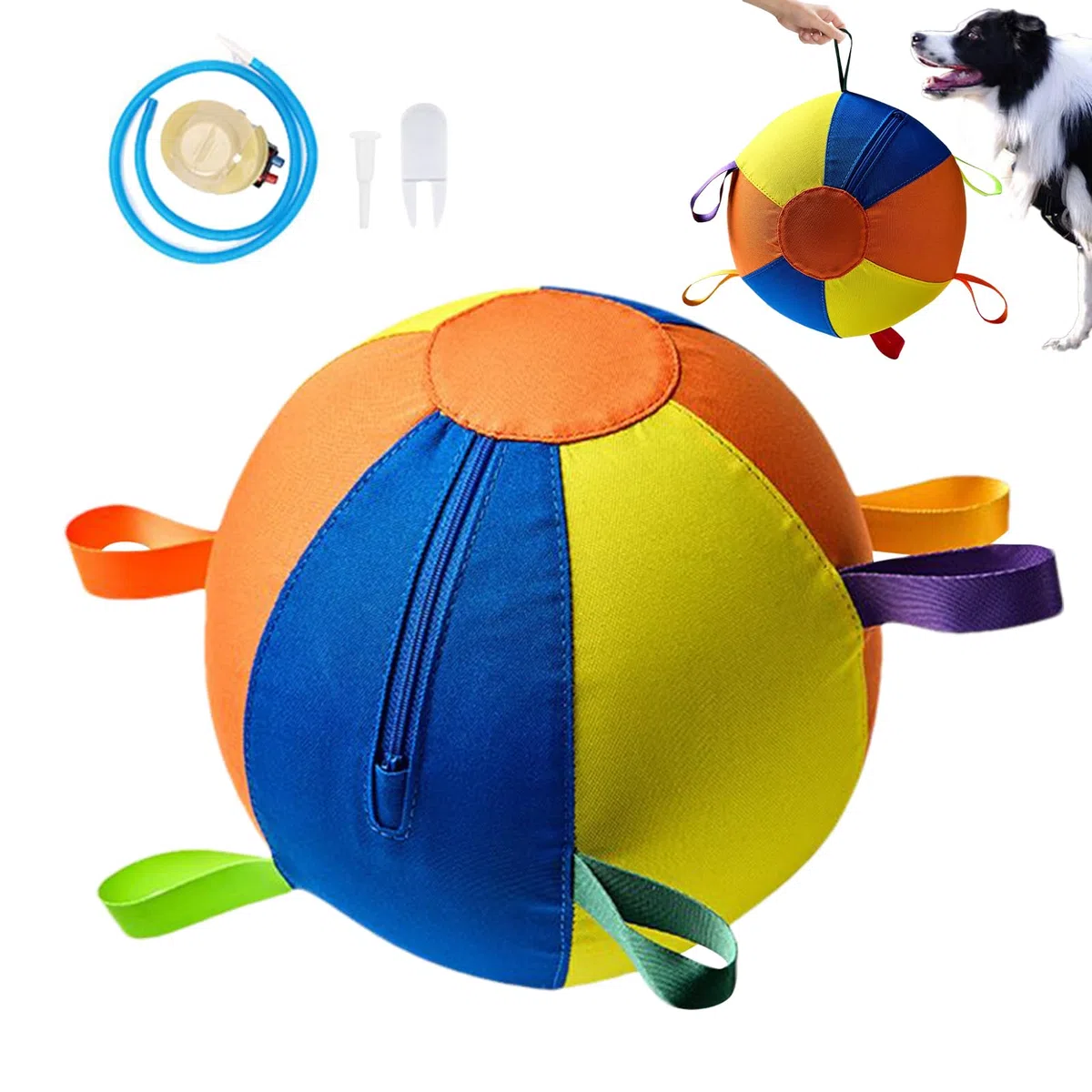 Juguetes pelota para perros Juego Antimordiscos para Masticadores Agresivos | Pelota Interactiva Perros y Cachorros Masticadores agresivos juego al aire libre agua Navidad cumpleaños
