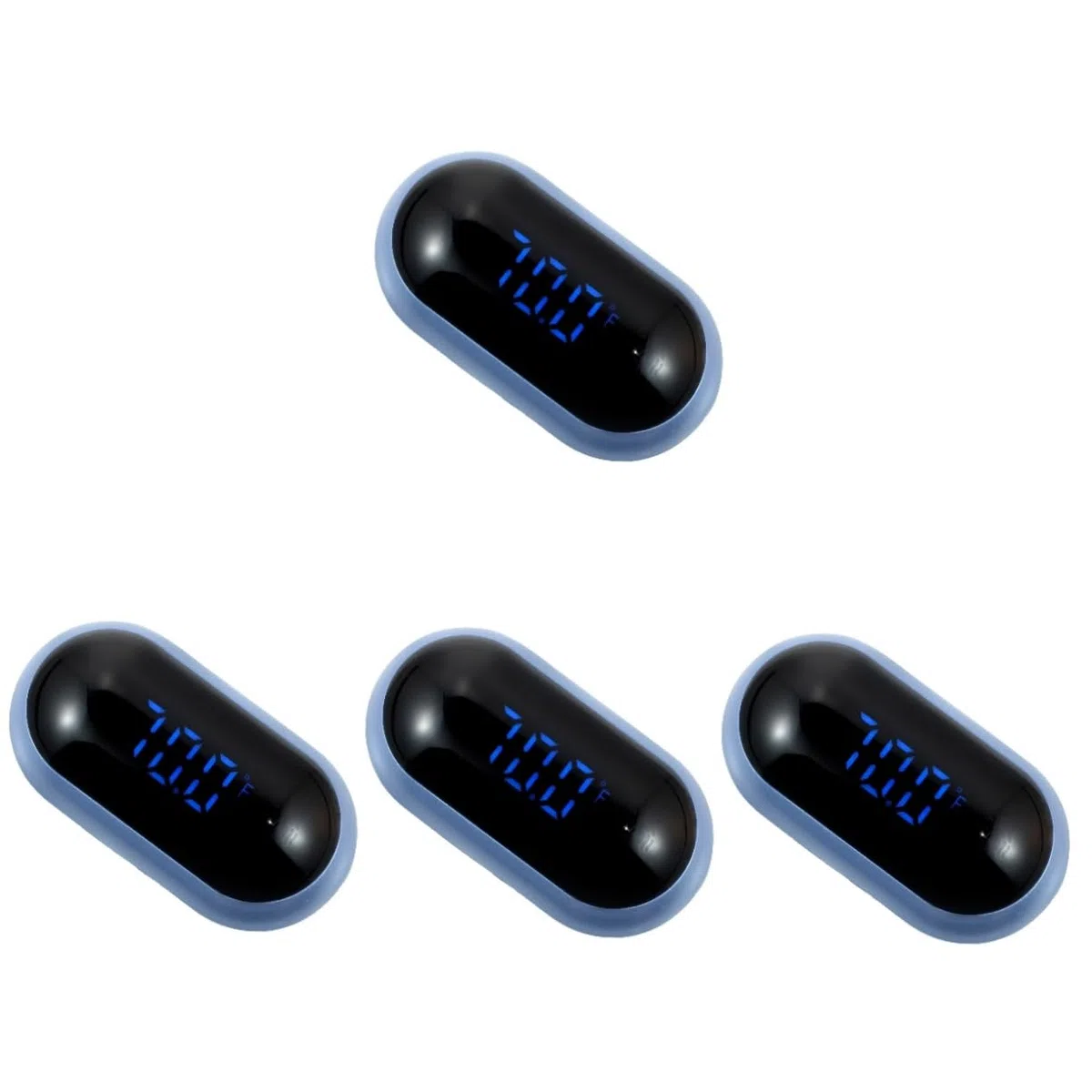 Yardwe 4piezas Digital Para Medidor De De Agua Pantalla Led Electrónico Para Peceras y Reptiles Para Monitorizar y Terrarios