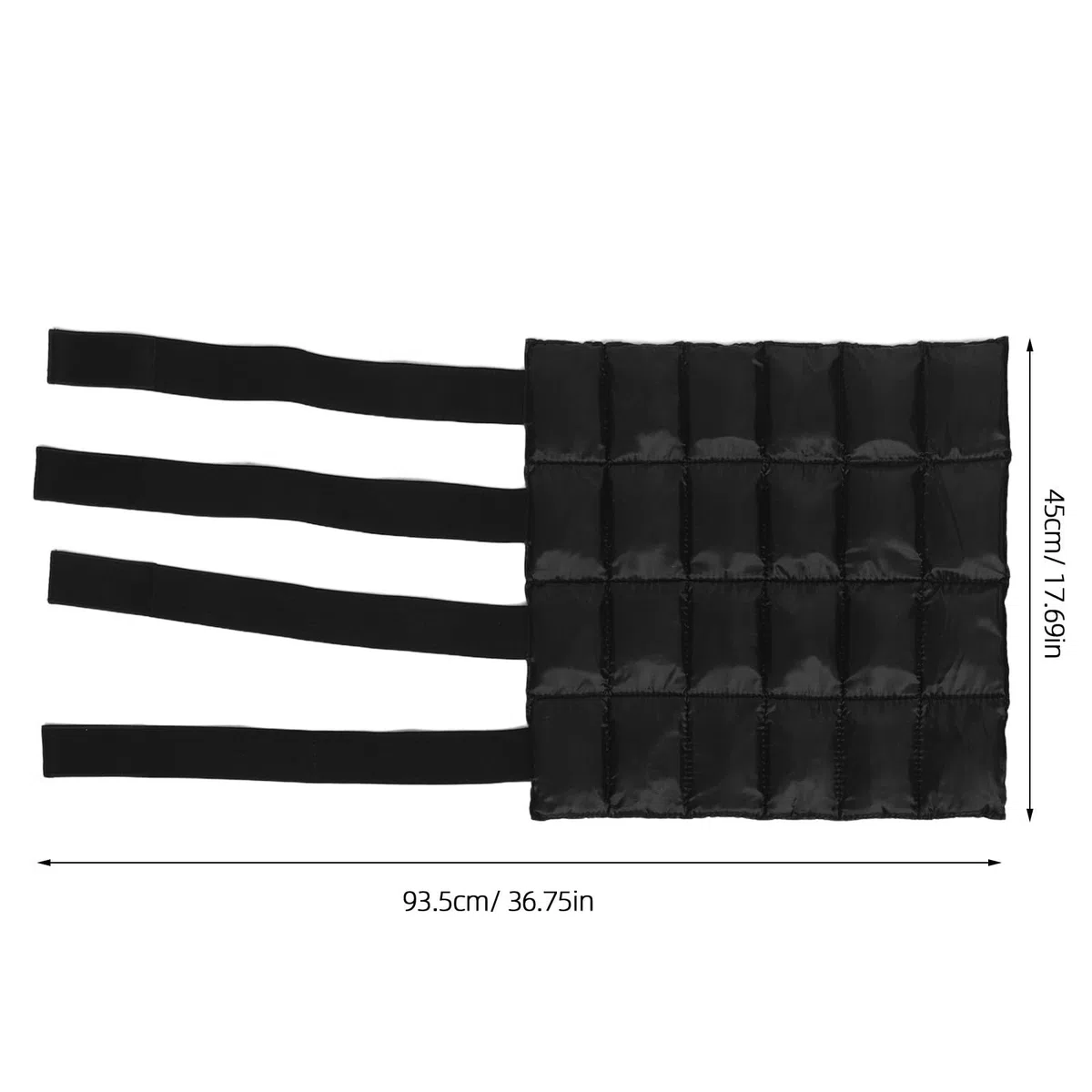 Bolsa Fría de Nylon Negro para Patas de Caballo Forma Ergonómica Reduce la Temperatura y Es Fácil de Limpiar para Uso Diario y Entrenamiento Ecuestre