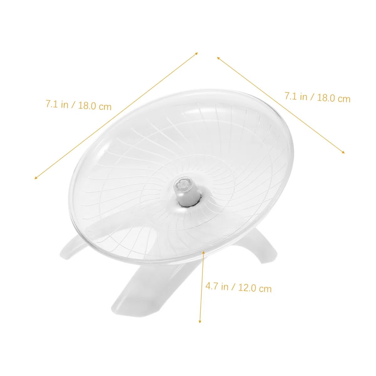 BESPORTBLE 3piezas Rueda De Ejercicio Silenciosa para Hámster Rueda Interactiva para Roedores como Chinchillas y Jerbos Juguete De Actividad con Base para Mascotas Pequeñas