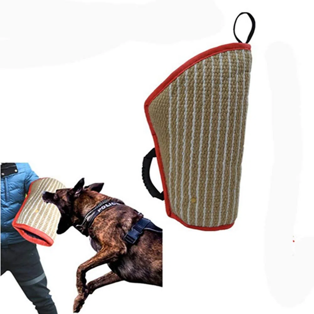 Herramienta profesional de entrenamiento para perros, yute natural, para cachorros de pastor alemán y perros jóvenes