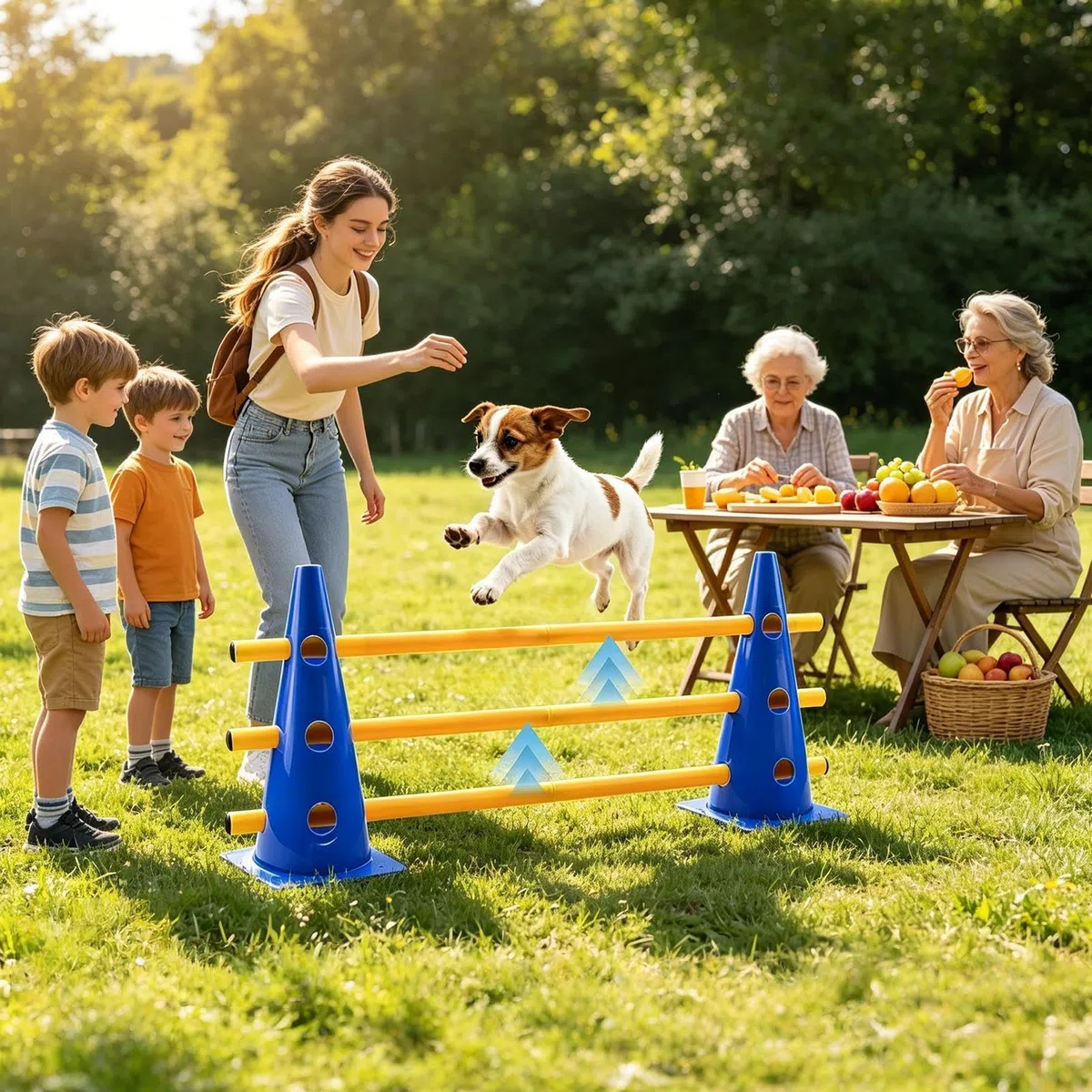 Generisch Perros saltos obstáculos obstáculos dispositivo de entrenamiento