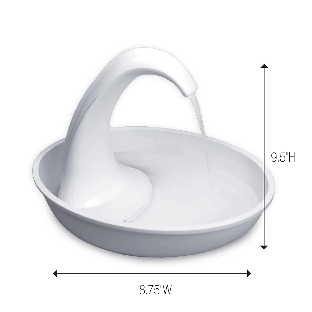 Pioneer Pet Fuente para Mascotas, Color Blanco, 2,26 kg (Paquete de 1)