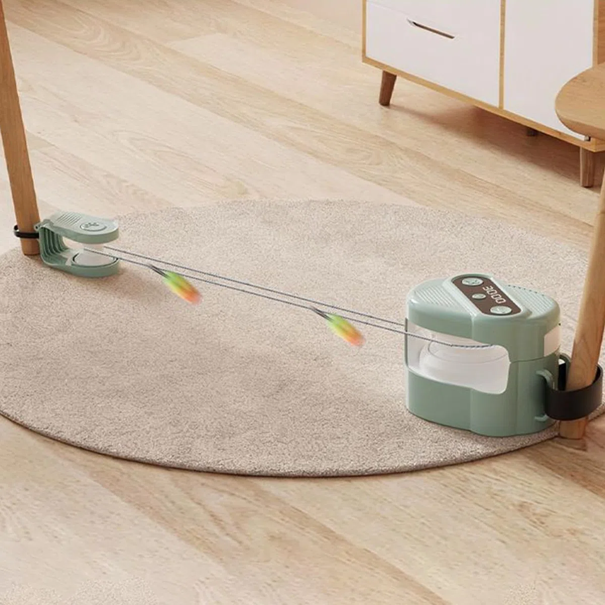 Juguetes para Gatos de Interior, Interactivo para Gatos, Cinta de Correr automática con Control Remoto, Velocidad Ajustable, Juguetes de Caza para el hogar, Sala de Estar, Cocina