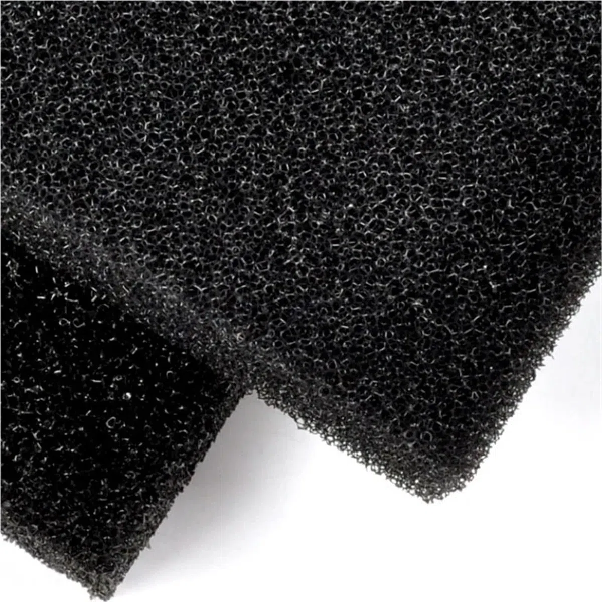 Tejido de neopreno impermeable, Almohadilla de filtro de esponja for pecera de acuario, varios tamaños, color negro(35ppi,50x50x4cm)