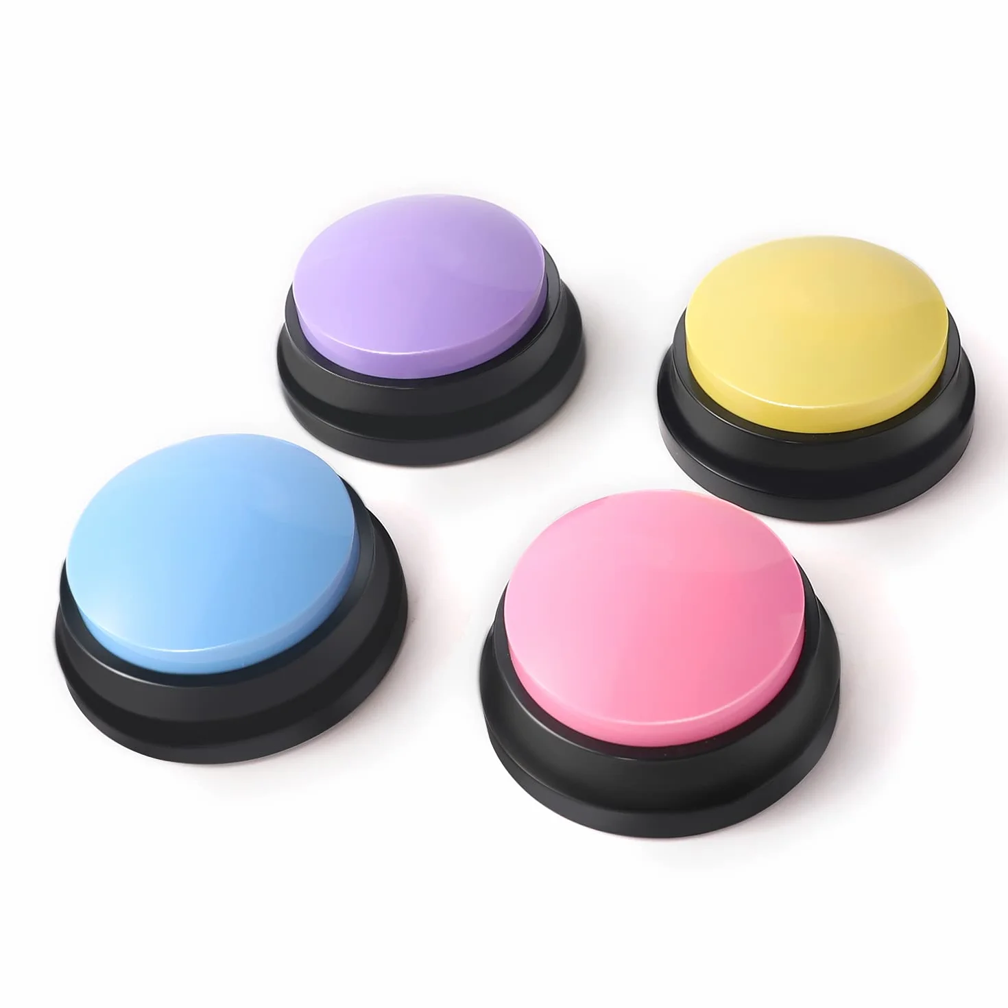 Botones de Entrenamiento para Perros, Botones de Perro para comunicación, Entrenamiento de conversación de Mascotas, zumbador de Respuesta, grabación y reproducción de 30 Segundos, Regalo Divertido