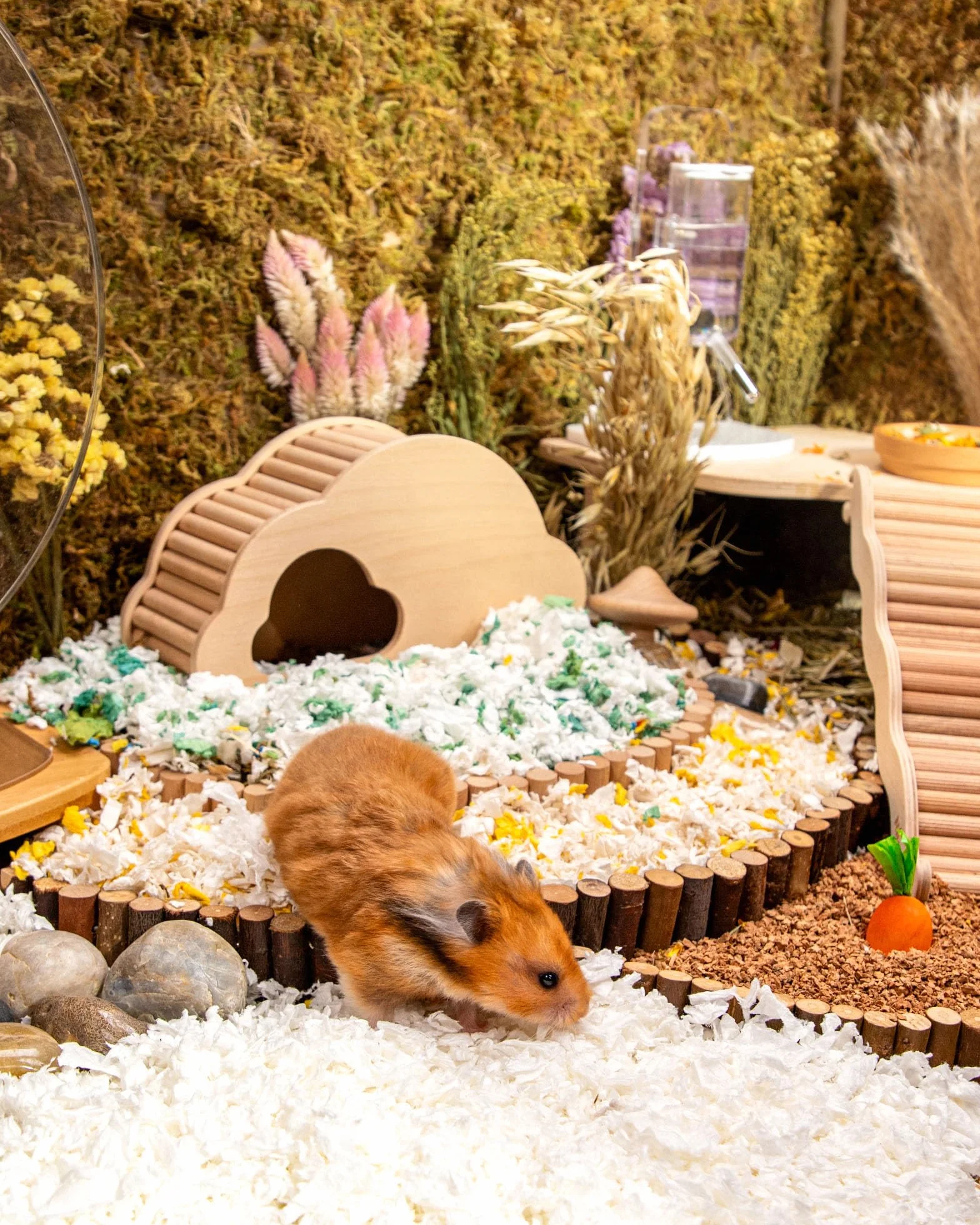 Niteangel Aspen - Ropa de Cama de hámster para hámster Enano Sirio, jerbo, ratón, Rata, Conejo, cobaya, Chinchilla, Erizo u Otras Mascotas pequeñas (65 L, Ropa de Cama de Papel Blanco)