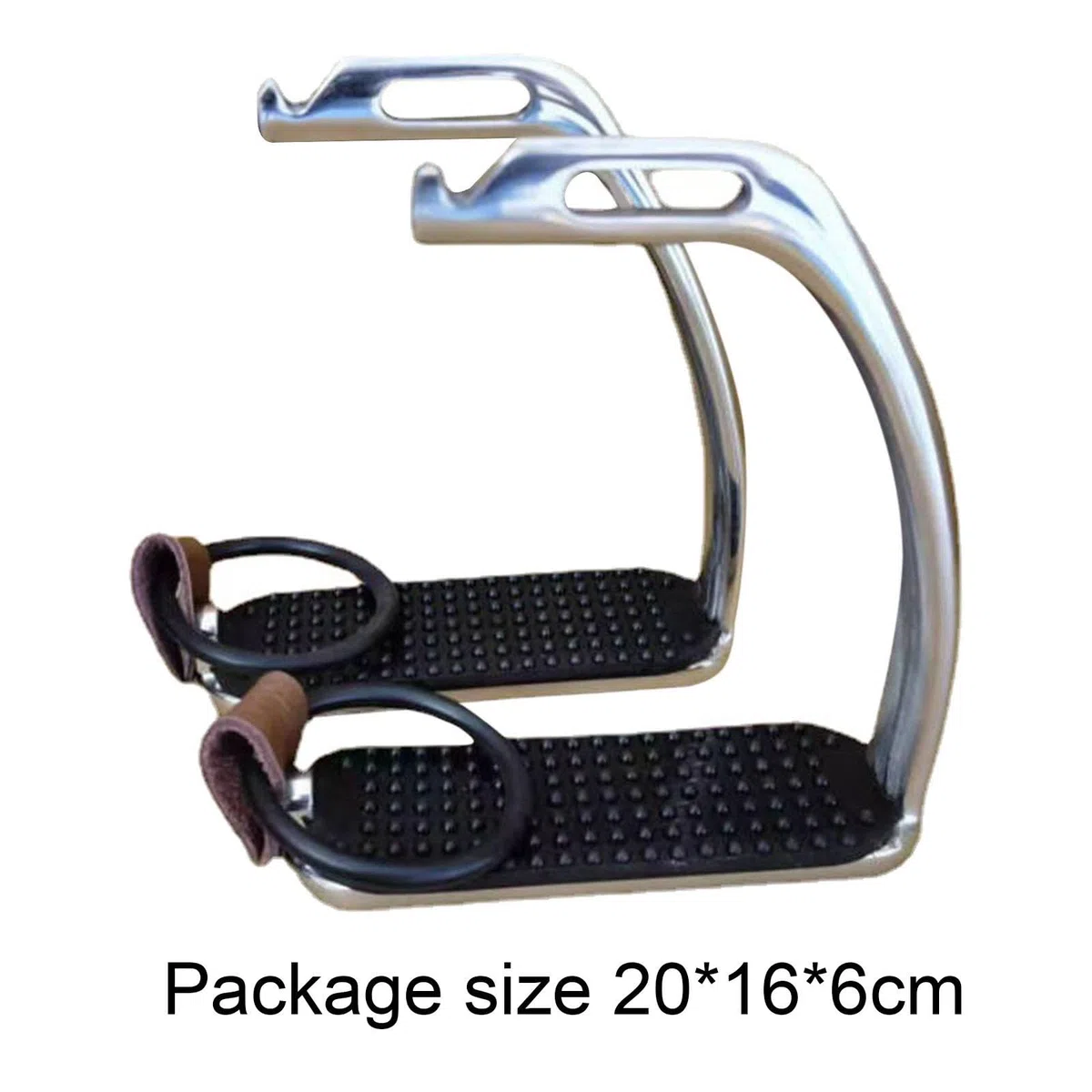 Milageto Estribos para Montar, Silla de Montar de protección, Almohadilla de Goma, Manguera, Silla de Montar en inglés para Exteriores, Suministros