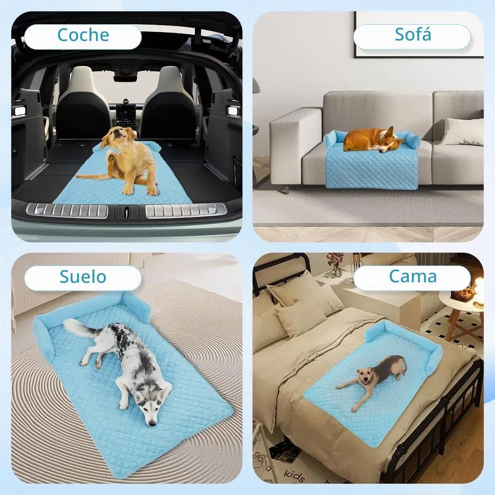 Wakects Camas para Perros, sofá Tipo Manta para Perros, Cama Mullida para Perros, 75x120 Cm, Protector de Muebles para Mascotas, Funda para sofá Cama, Lavable a Máquina, Parte Inferior