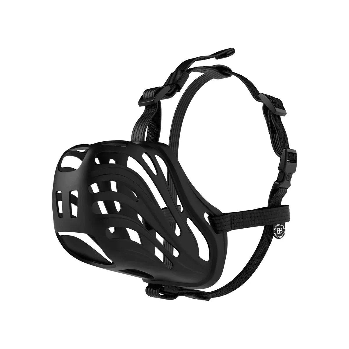 BullyBillows Bozal de perro | Bozal de seguridad flexible para perros para evitar mordeduras y carroñeros, cómodo material TPE, correa ajustable, diseño transpirable para perros pequeños a grandes
