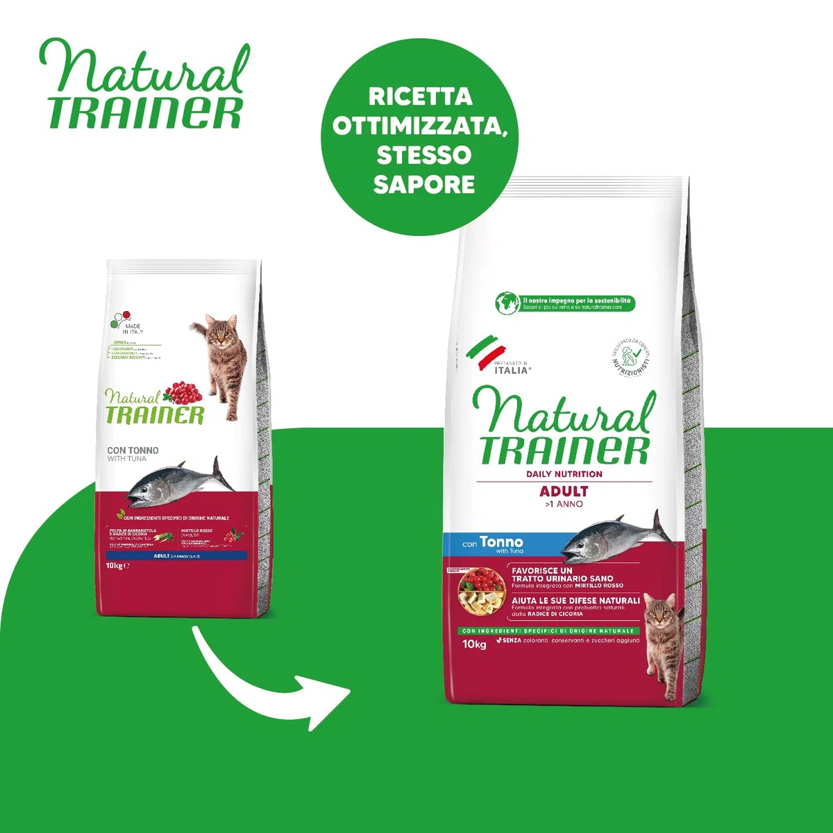 Natural Trainer Feline Adult atun 10kg
