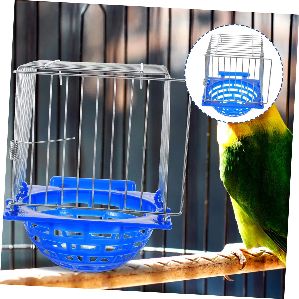 BESPORTBLE 2piezas Bandeja De Nido para Pájaros Soporte Práctico para Cría De Canarios y Periquitos Fácil De Instalar y Limpio para Mascotas y Tiendas De Animales