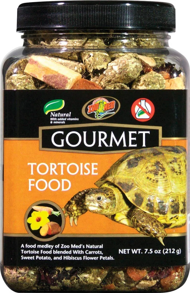 Zoo Med Gourmet Tortoise Food 7.5 Ounce - 4 Pack