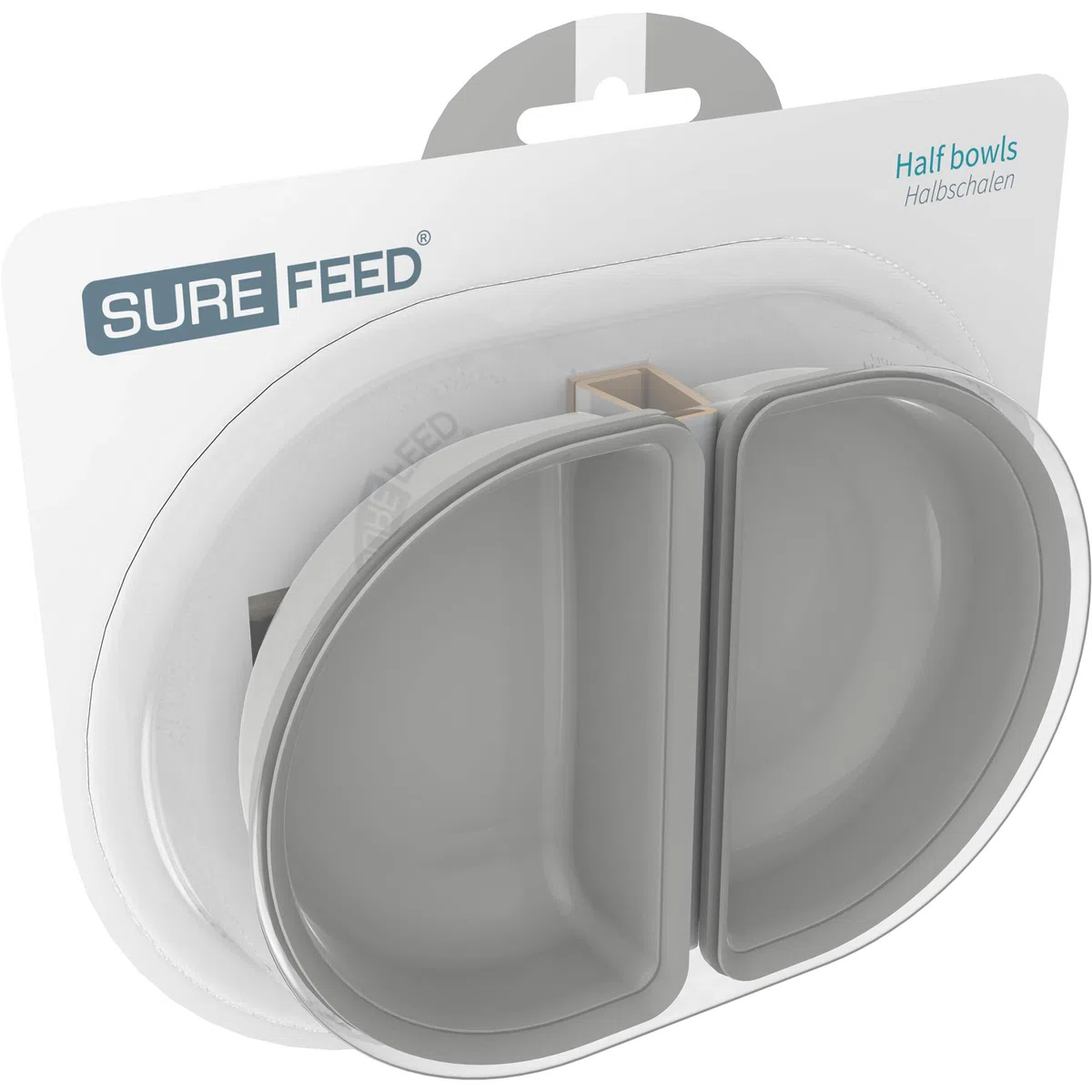 SureFeed Half Bowl Grey