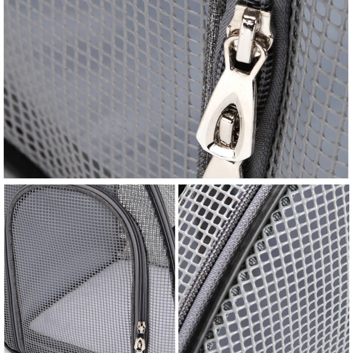 PRETYZOOM Mochila de Malla Transpirable para Mascotas, Bolsa Portátil para Gatos y Perros, Ligera, al Hombro, para Excursiones