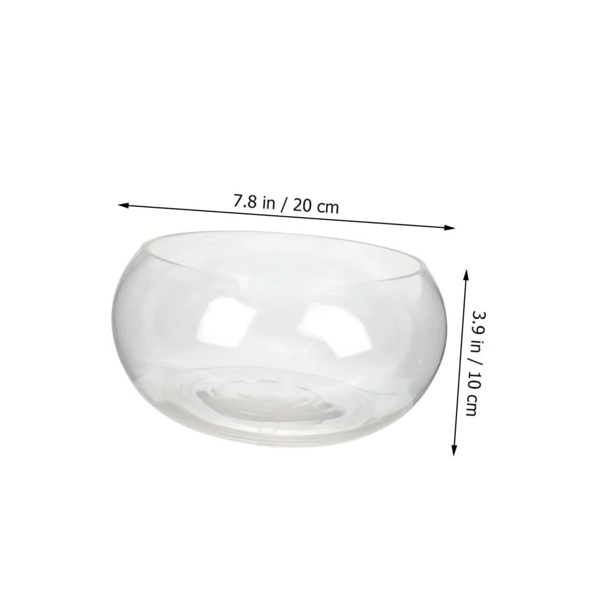 BESPORTBLE Pecera De Burbujas Pecera Transparente para Peces y Plantas Decorativa para Hogar y Oficina