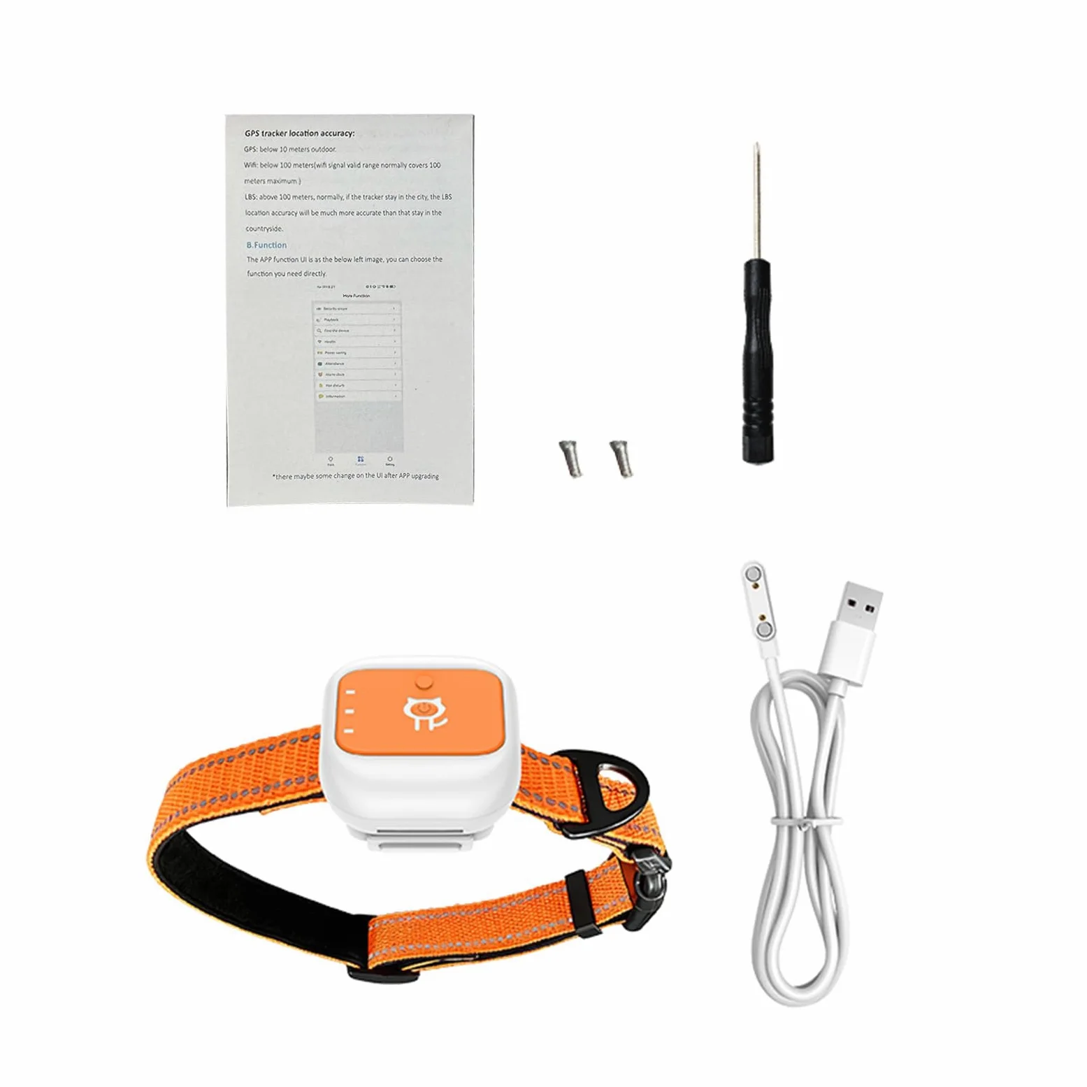 Domary Localizador GPS para Mascotas, Valla Electrónica para Perros, Valla Virtual, Límite Electrónico con Seguimiento en Tiempo Real, Alerta SOS, Batería Perros y (Versión Eurasia y África)