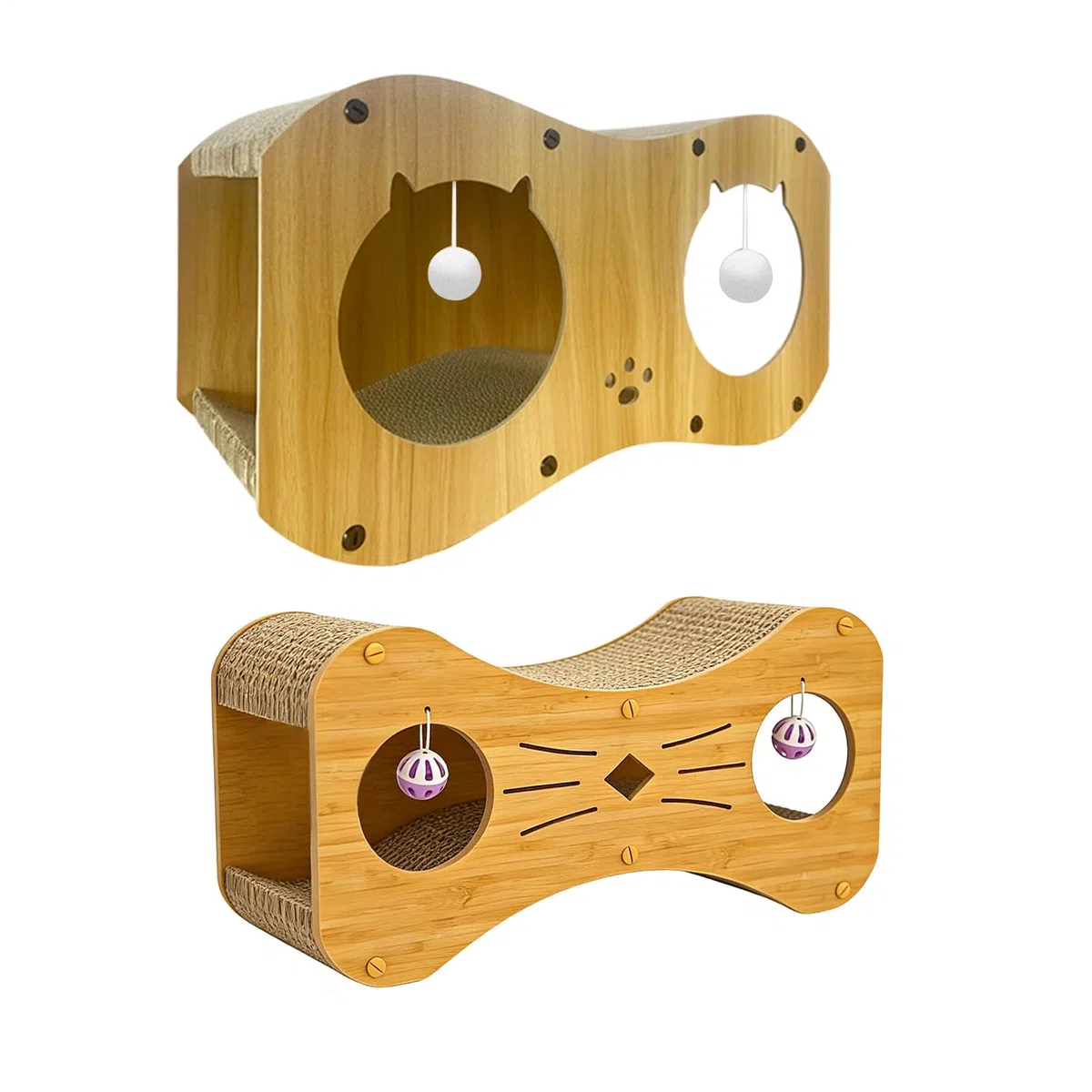 Rascador para Gatos Casa para Gatos con Diseño De