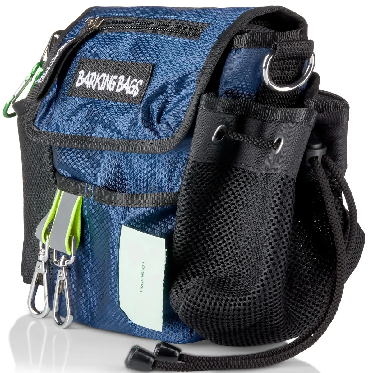 La bolsa original para pasear perros | Como se ve en la guarida de los dragones | Diseño ligero y práctico | Lleva juguetes y golosinas para perros, bolsas para excrementos