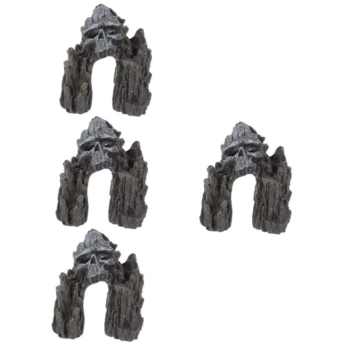 BESPORTBLE 4 Piezas Cueva Pecera Decoración Pecera Decoraciones Tanque Cueva Decoración Cueva Simulada Resina Artesanía Escondite Lugar Hábitat Decorativo Paisajismo Cueva Decoración Resina