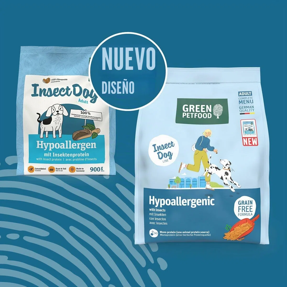 Green Petfood InsectDog Hypoallergen con insectos (1 x 10 kg) | Adulto | alimento seco premium para perros adultos alérgicos | sin cereales | alimento sostenible para perros | calidad alemana | 1 pack