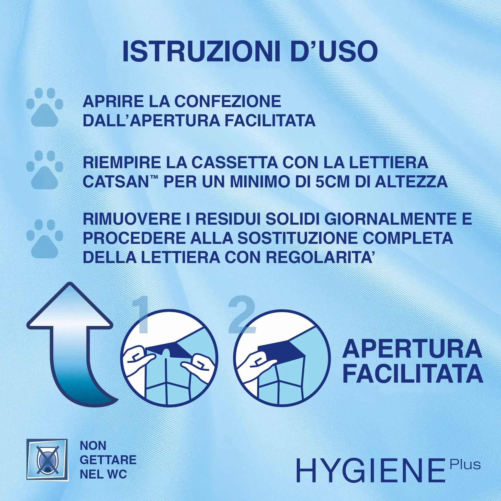 Catsan Arenero Higiene, 10 litros x 4, no aglomerante