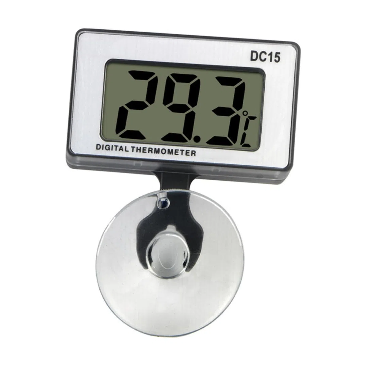 BESPORTBLE 3piezas Digital Lcd Mini Para Acuarios Ventosa Medidor De Temperatura Para Peceras y Tanques De Agua Fácil Instalación y Lectura Clara