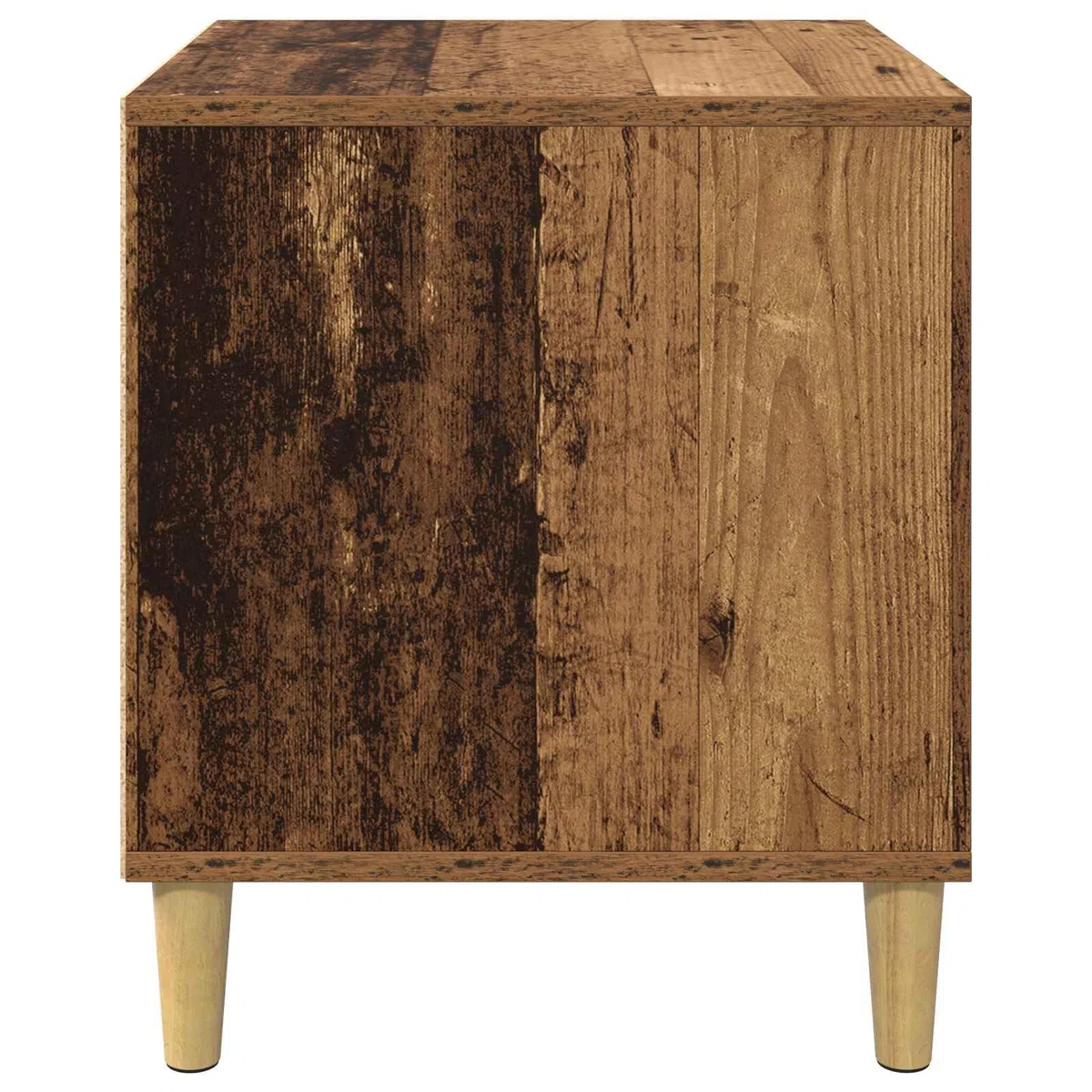 Caseta para perros de madera, 44 x 42 x 49 cm, moderna cueva para perros, para interiores, refugio estable para mascotas, compacta y fácil de limpiar