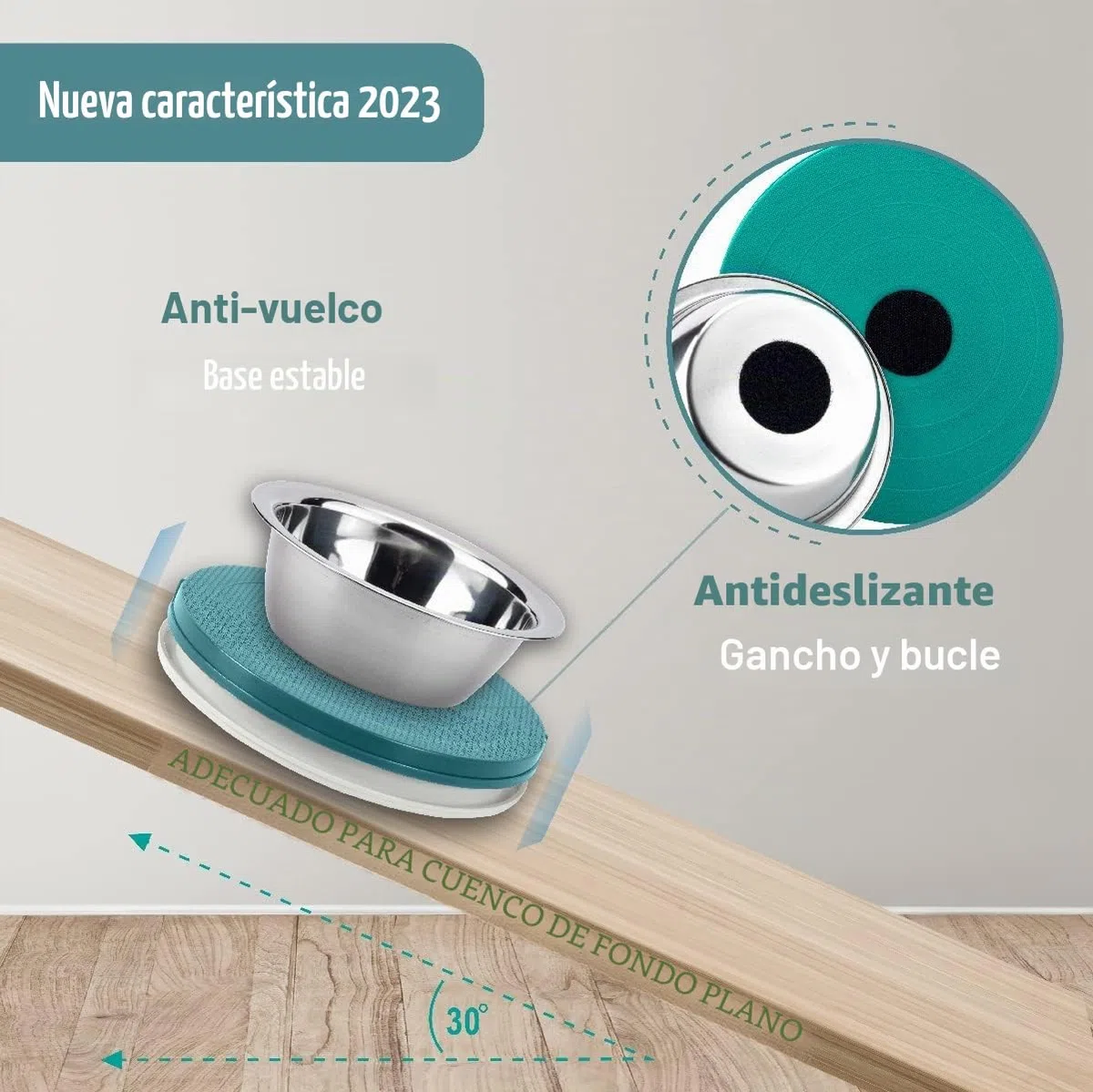 SoulThink® Bandeja a prueba de hormigas para gatos y perros – Nueva innovación antihormigas para mascotas, plato de comida para mascotas, sin productos químicos, no necesita agua, diferente de la