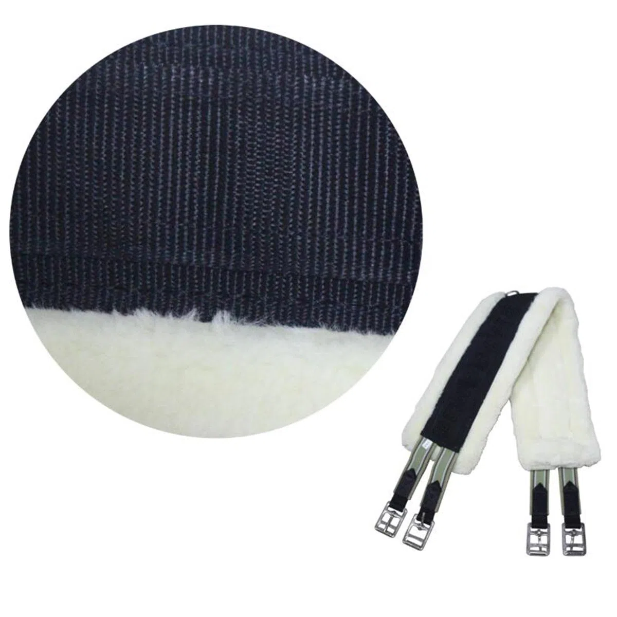 Qianly Cincha para Caballo Cincha Elástica Cincha Antideslizante Cincha Acolchada Cincha de Entrenamiento de Fácil Ajuste Adecuada para Montar Caballos Depor