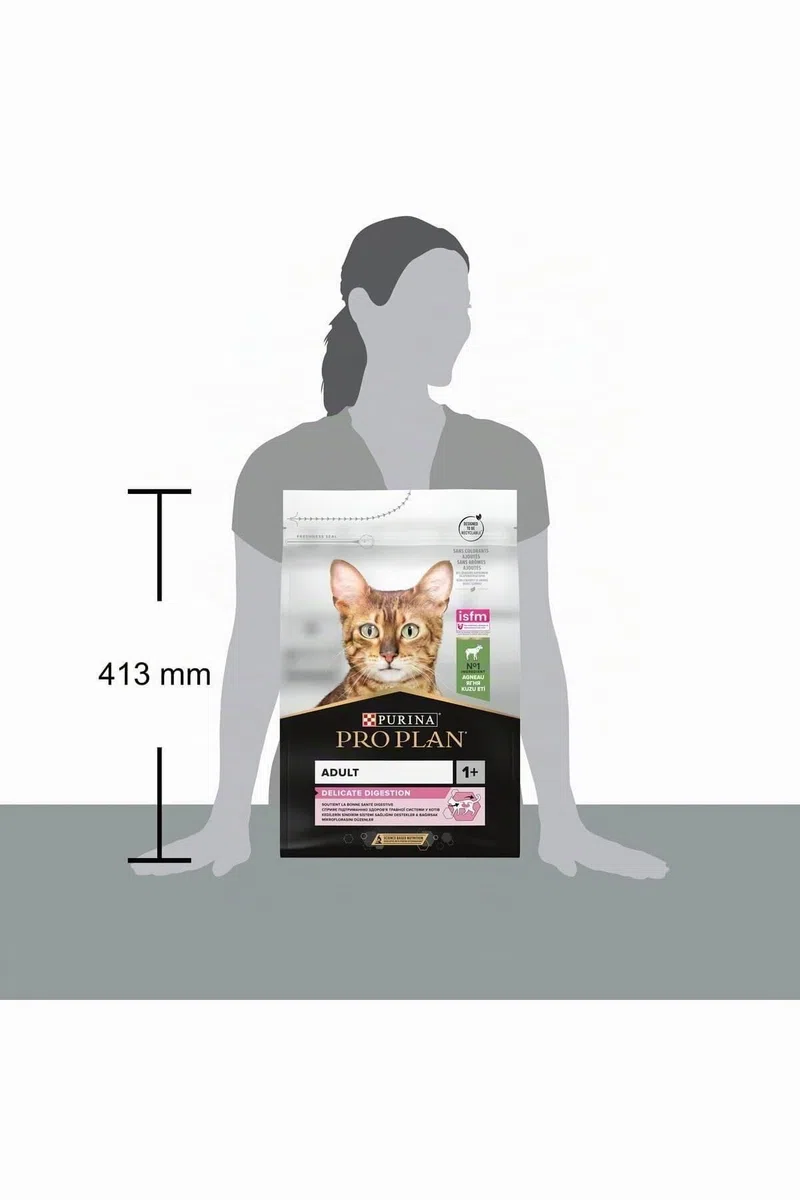 PRO PLAN Delicadas croquetas - Riche en agneau - Pour Chat Adulte - 10 kg