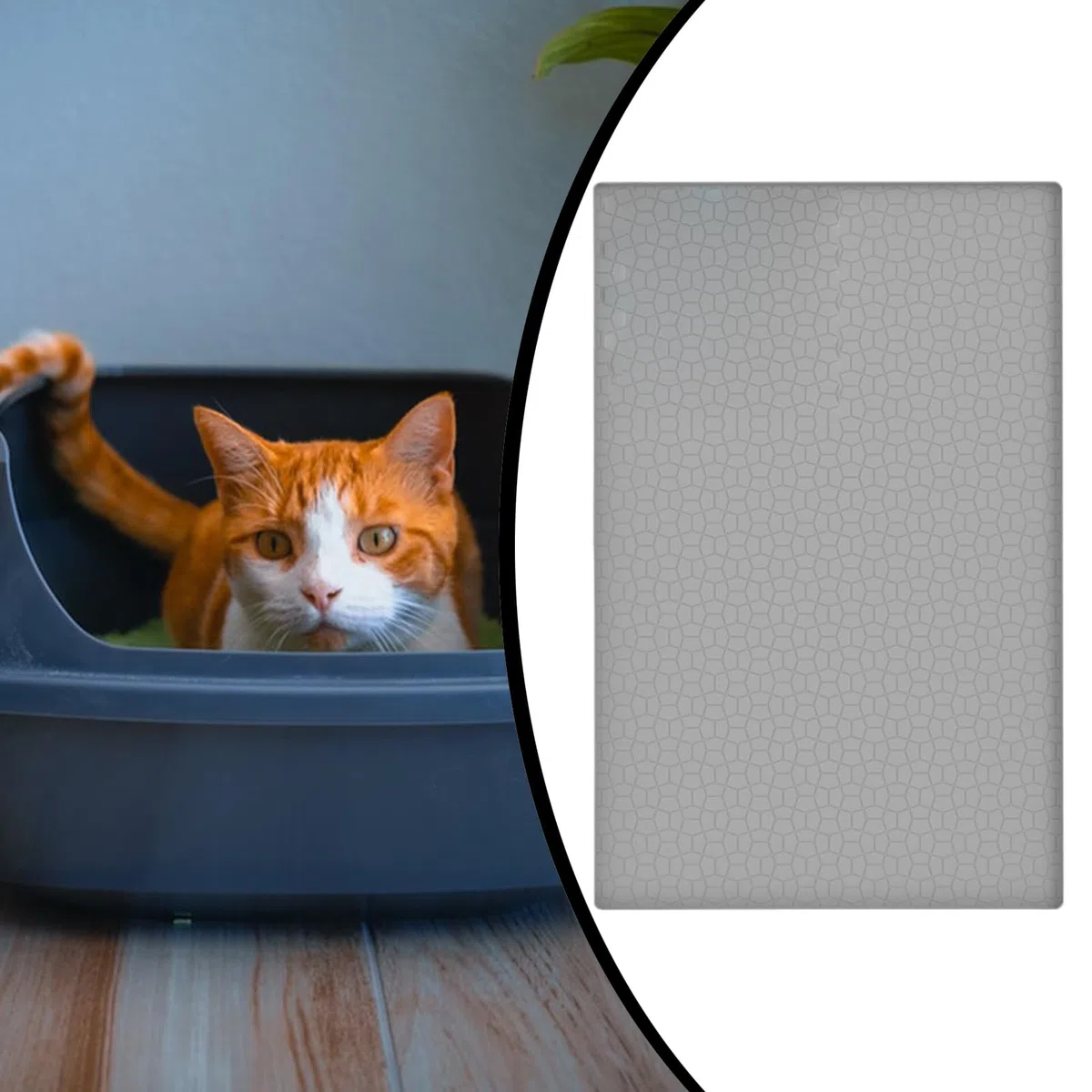 Alfombrilla Para Arenero Alfombrillas De Silicona Para Suelo Y Gatos