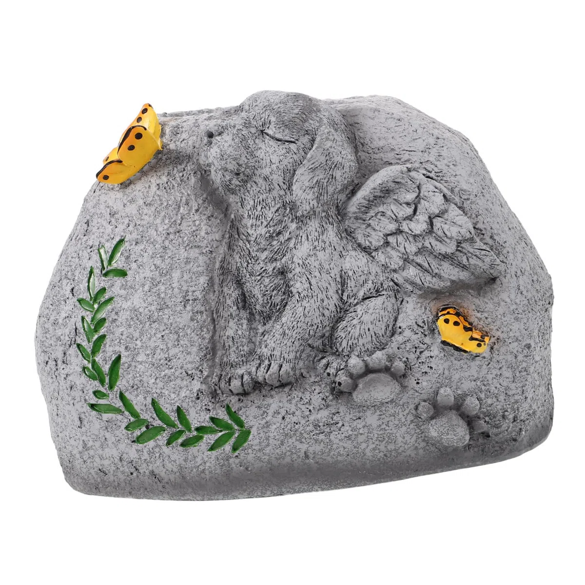 Lápida Conmemorativa para Perros de Resina, Maceta Exterior