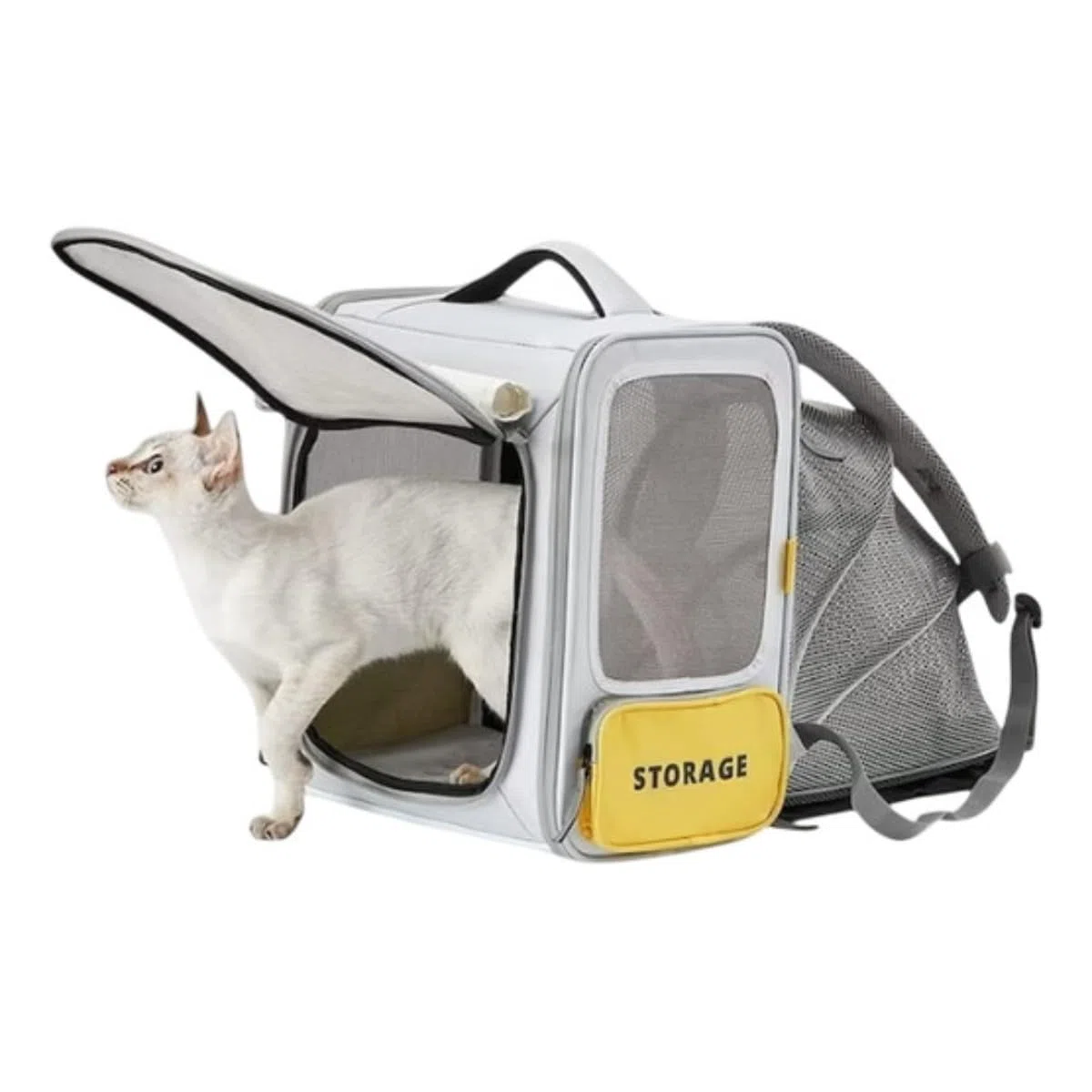 Petkit Breezy X Zone - Bolsa para mascotas, color gris