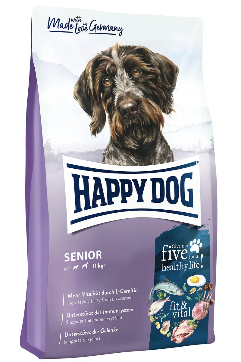 Happy Dog 60766 - Supreme fit & Vital Senior - alimento seco para Perros Mayores - 12 kg de Capacidad