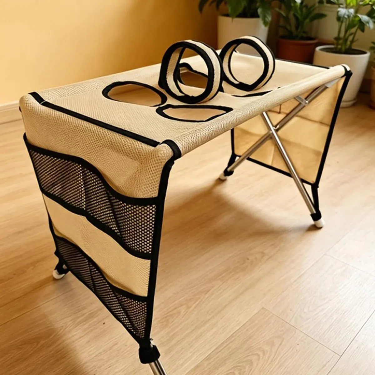 Genérico Mesa de peluquería Canina Mesa de Soporte Desmontable pequeña y
