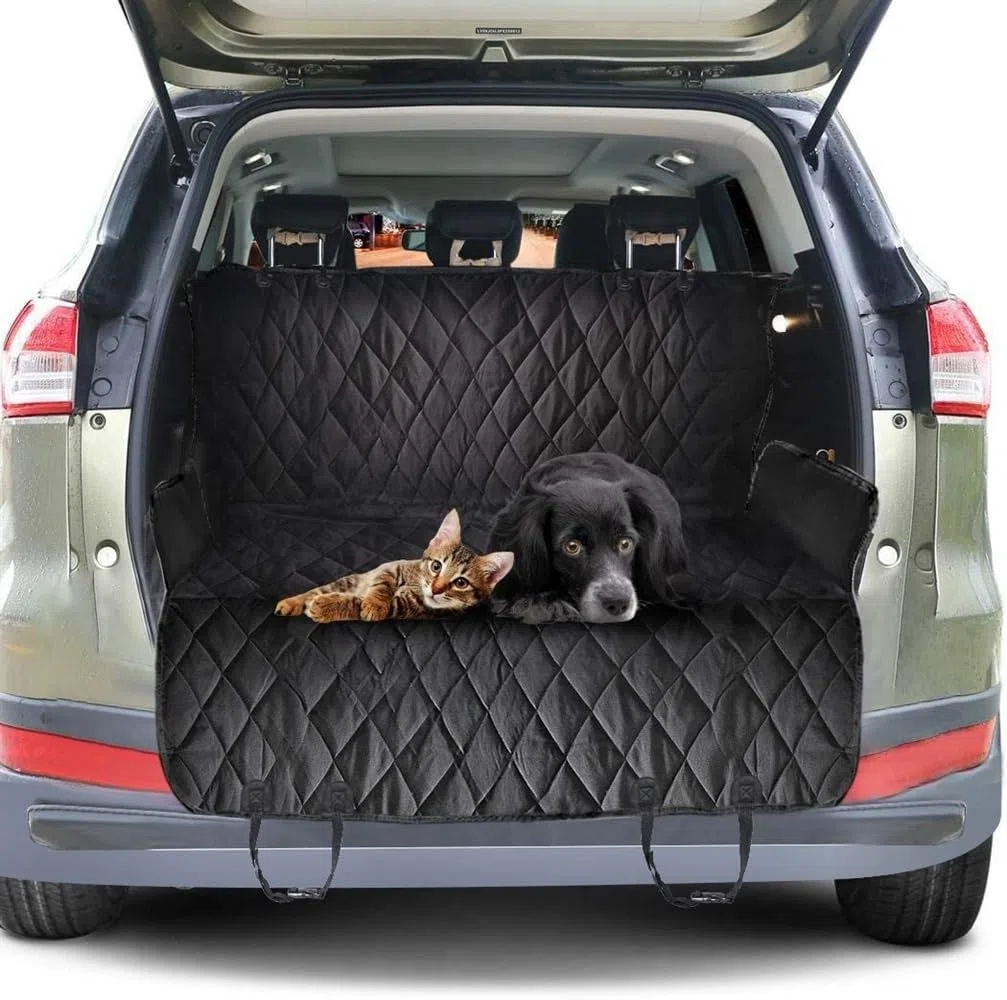 Funda Asiento Coche Perro Funda de asiento de coche para perro hamaca para mascotas perro en coche accesorios de coche para perros Protector de almohadilla de tapa de maletero Funda Coche Perro