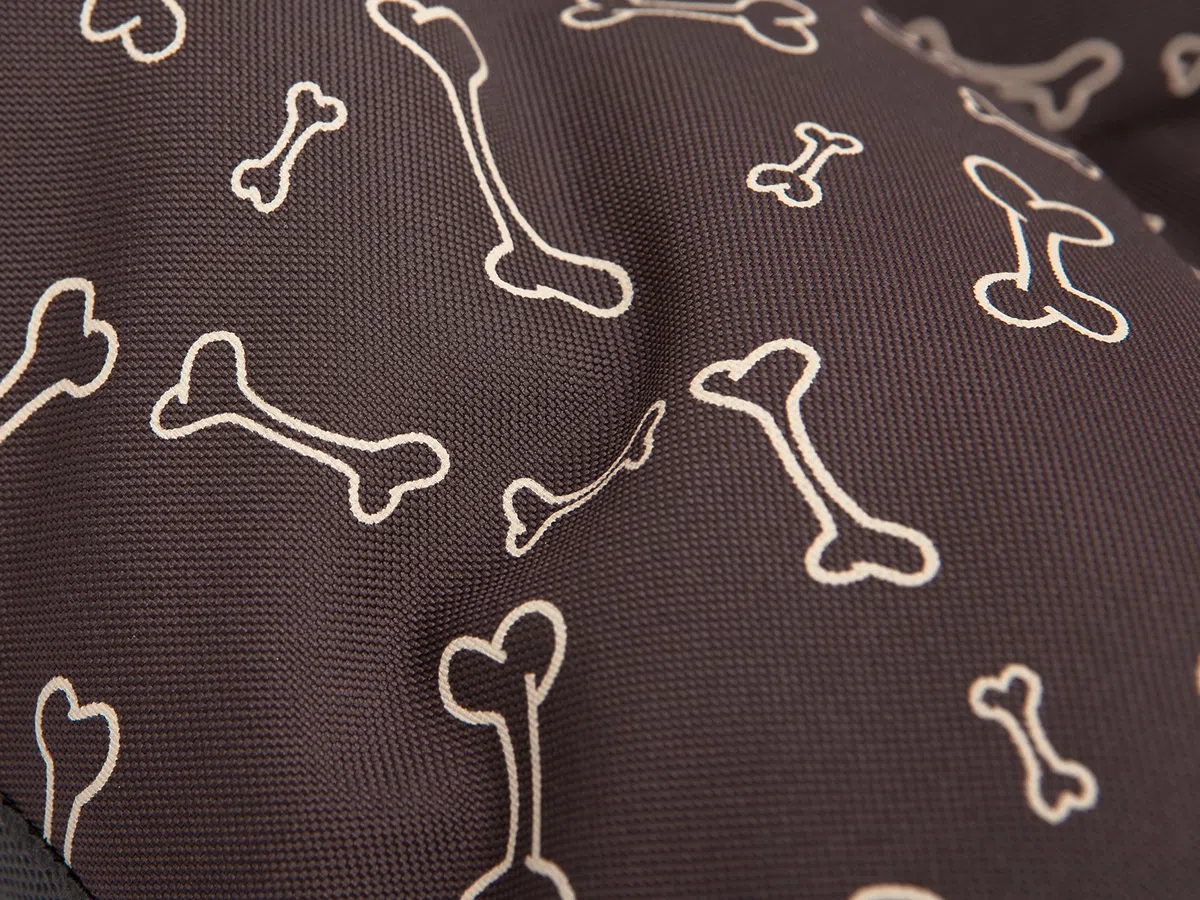 Colchón para perros, sofá para perros, cojín para perros, sofá, colchón, cama, cama para mascotas, suave, cojín R1, 90 x 60 cm, color marrón oscuro en los huesos
