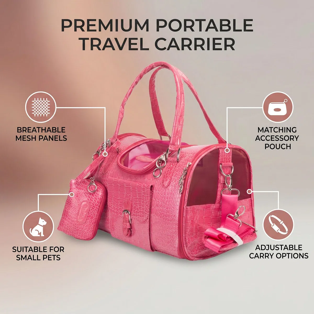 XUMIUZIY Bolso Transportador Plegable para Perro, Cojín Suave, Bolsa de