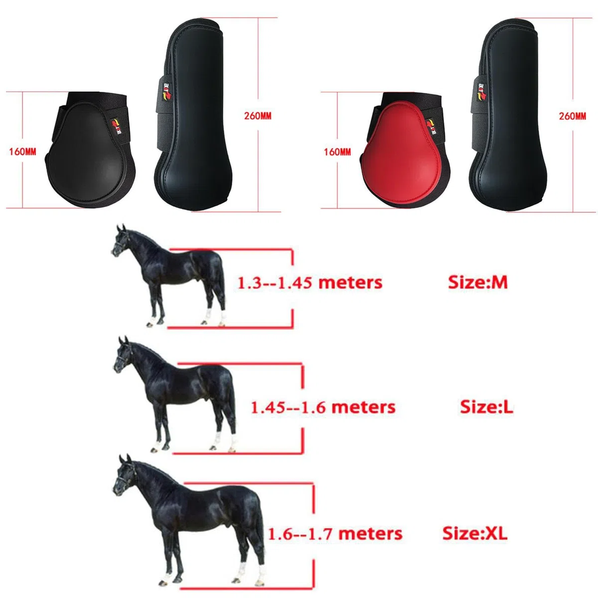 Botas para tendones de Caballo, excelente absorción de Impactos y