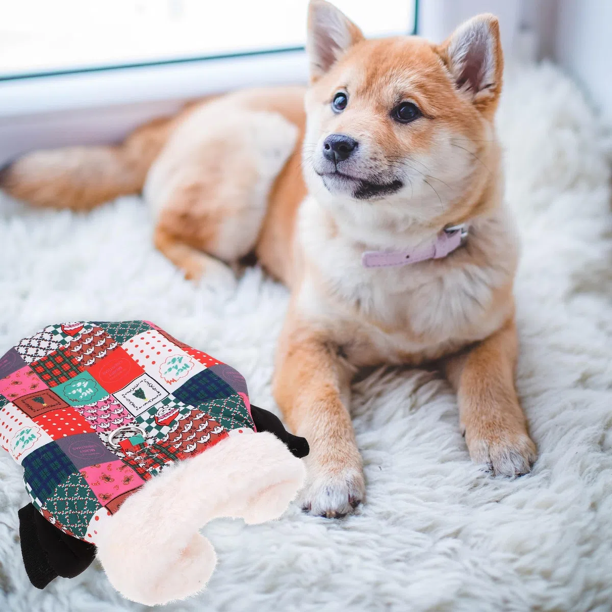 FRCOLOR 3 Piezas Ropa Navideña para Perros Abrigo de Invierno Cálido XS