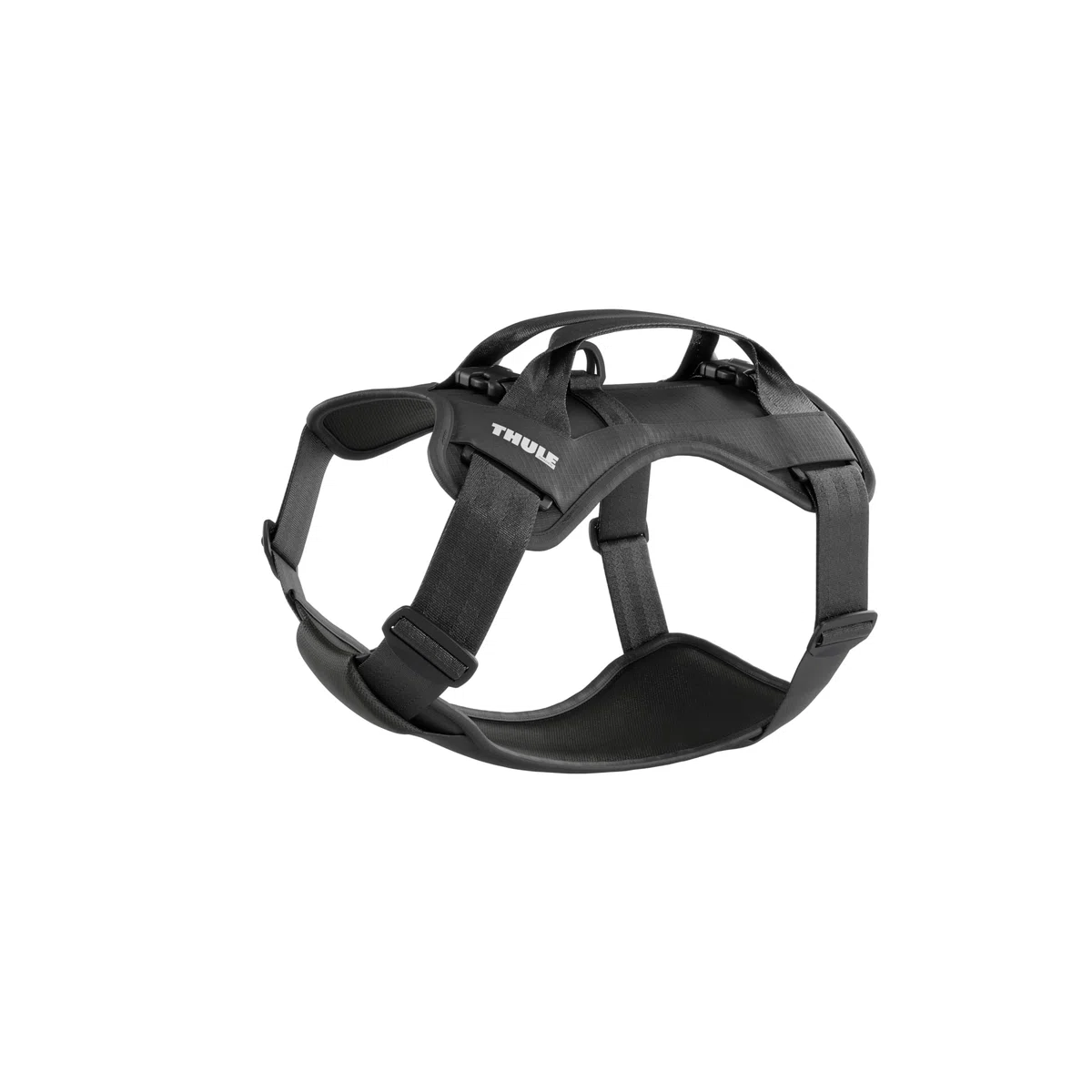 Thule Cappy - Arnés para Perro M – Probado en choques para Seguridad – Paso del cinturón de Seguridad – Ajustable y fácil de Limpiar – Paneles de Malla Transpirable Acolchados – Presilla para Correa