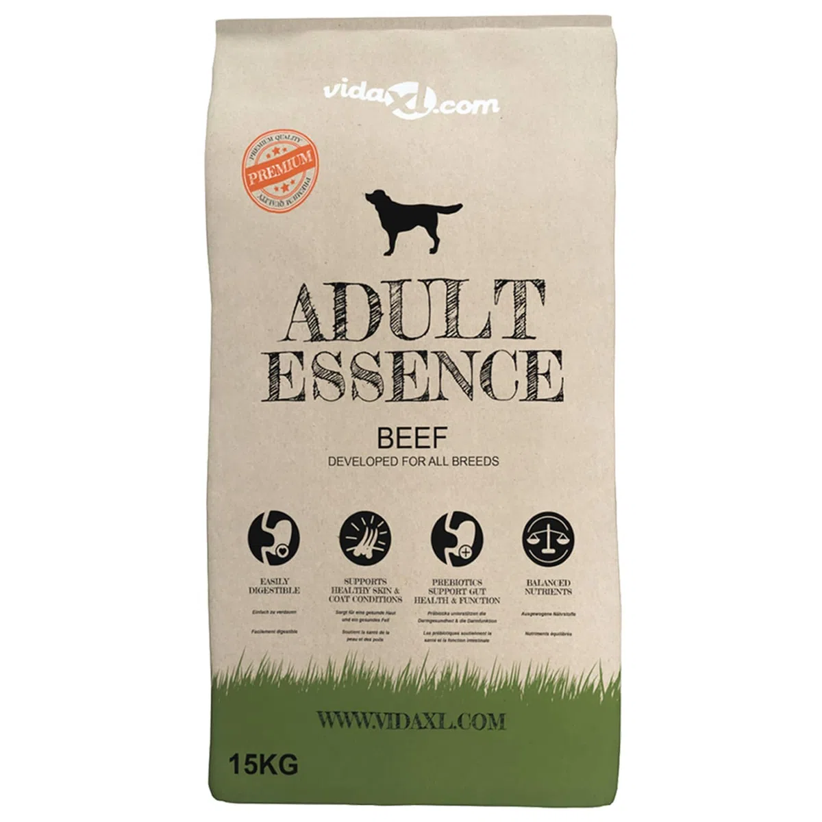Comedero con comedero y cuencos de acero inoxidable para perros, altura regulable de 6 a 48 cm, 4,1 L por cuenco, marco de acero recubierto de polvo plateado y negro