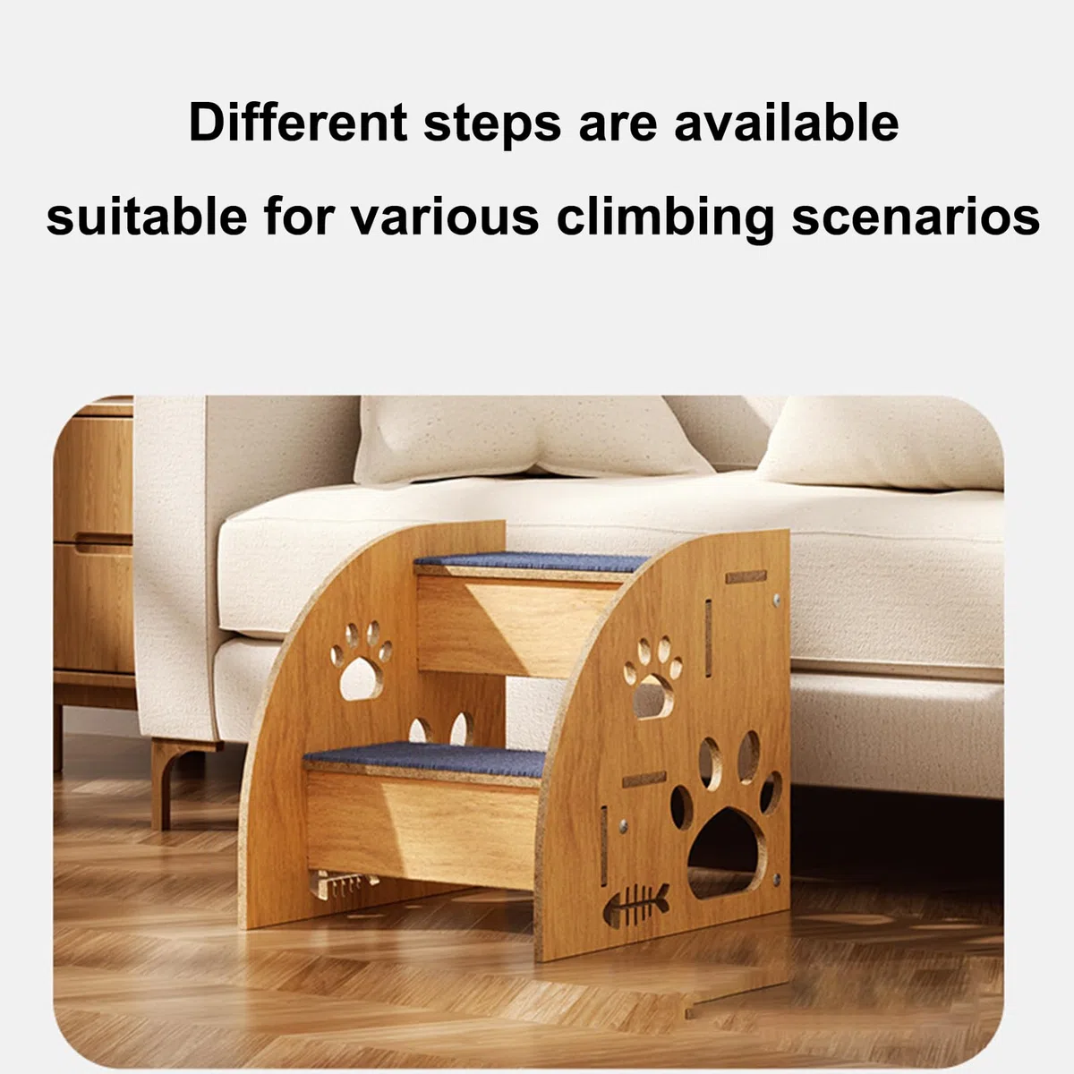 Escaleras para Mascotas para Cama | Escalones para Gatos rampa para Perros