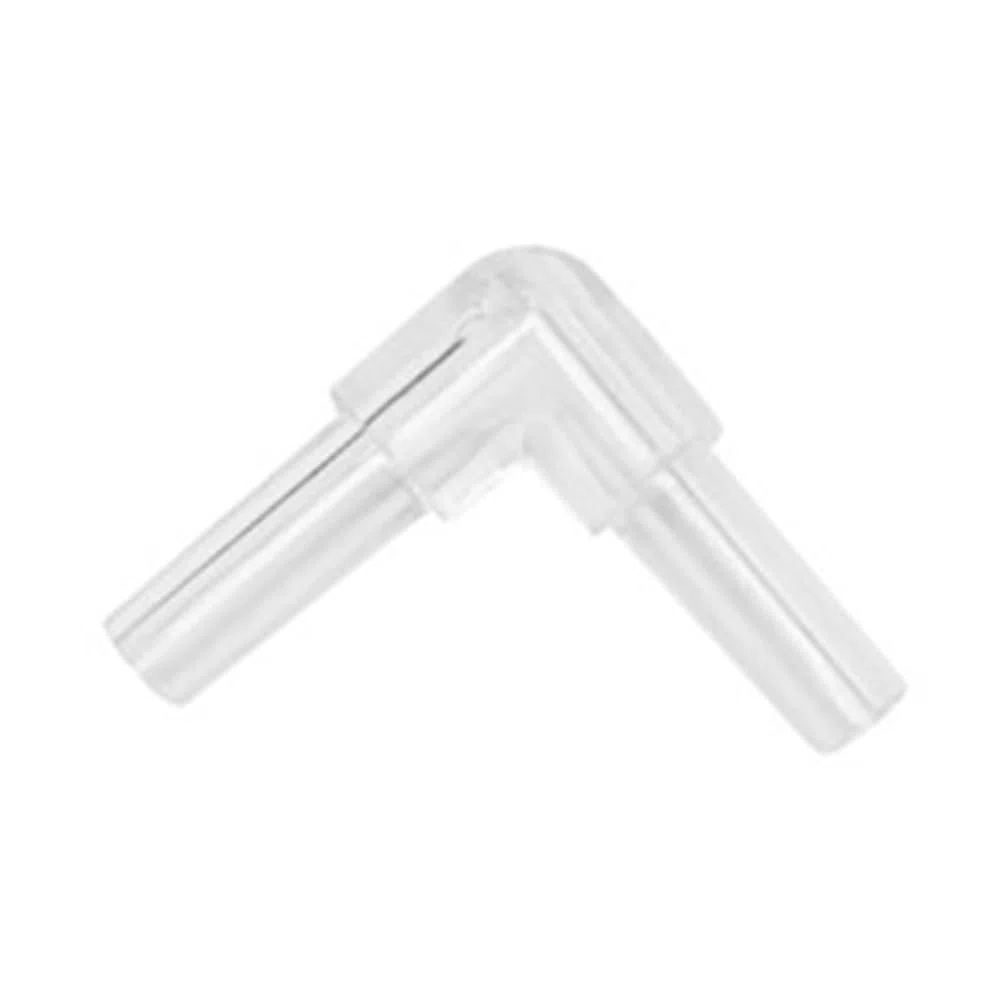 Conector de tubo para peces de acuario, Accesorio for bomba de aire de pecera, ángulo recto de 5 mm, conector de manguera de plástico transparente de 90 grados, distribuidor de accesorios de manguera.