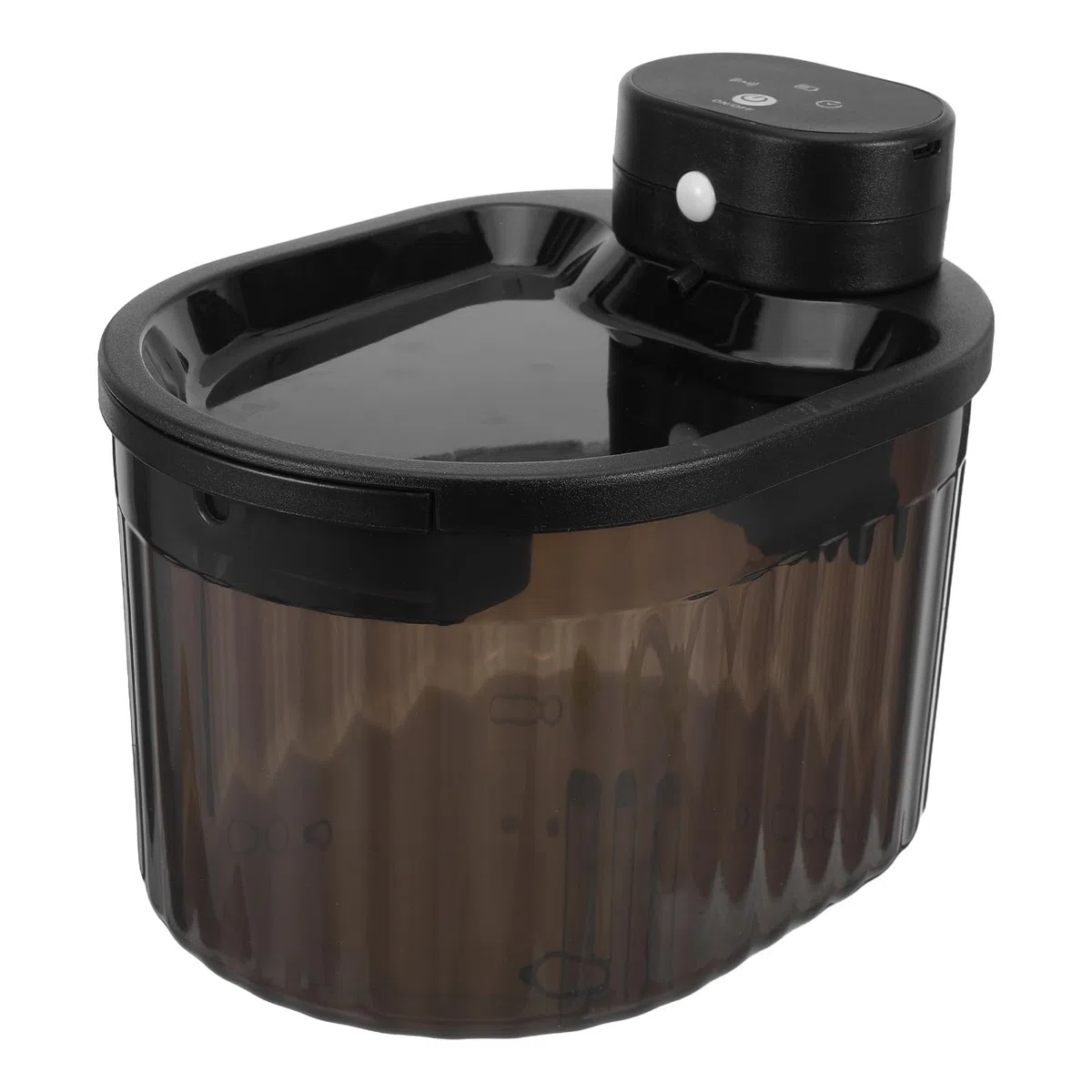 SHINEOFI Fuente de Agua para Mascotas y Gatos Inalámbrica, Dispensador de Agua de Inducción, Abs, 3l, 2600mah, Negro, Interior, para Gatos y Perros